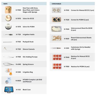 KITARO Comple Lab Kit 2 Parts and Consumables
